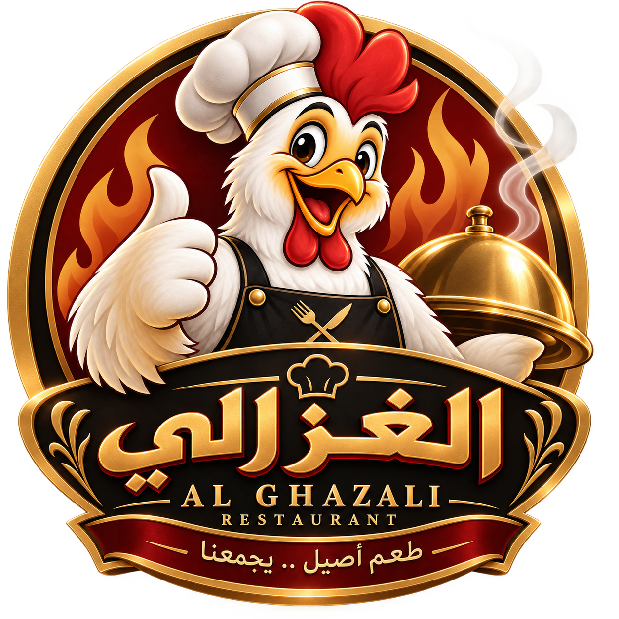 شعار مطعم الغزالي